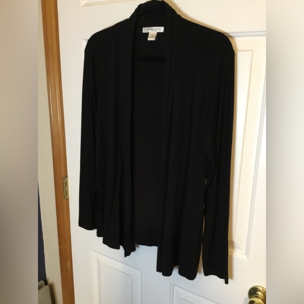 August Silk Women’s Drape Front Cardigan Sz M - Picture 2 of 4